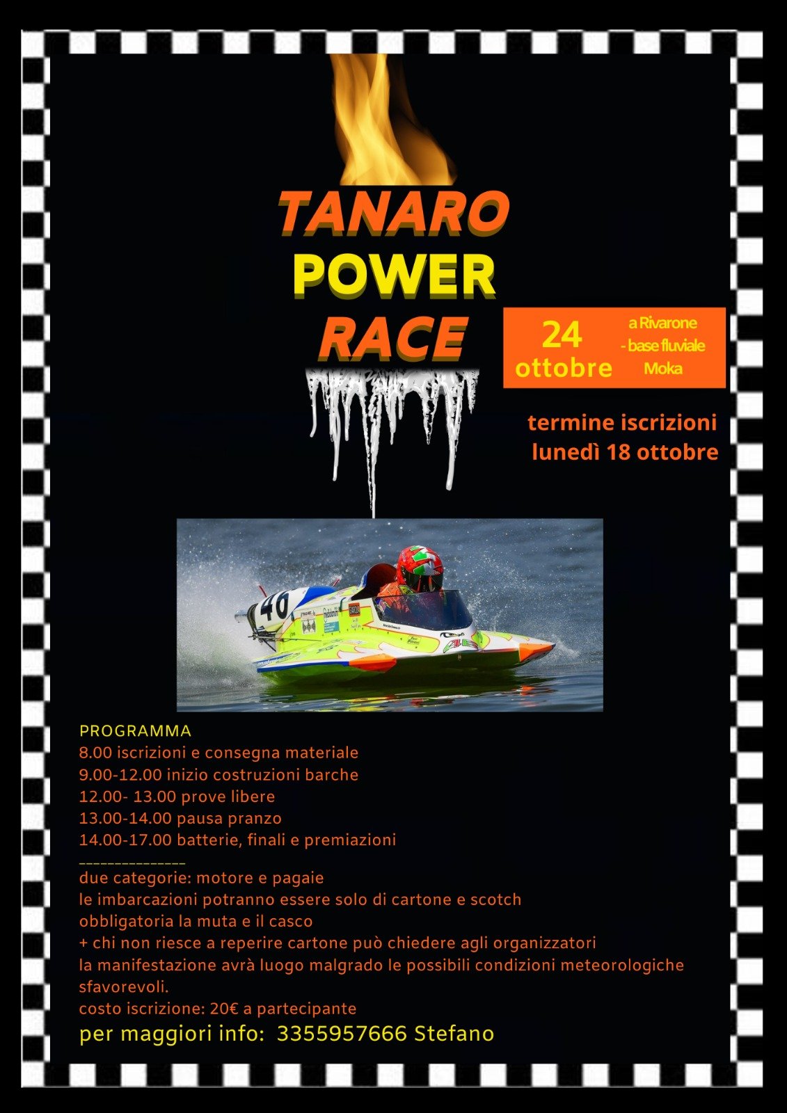 Domenica 24 ottobre “Tanaro Power Race” a Rivarone