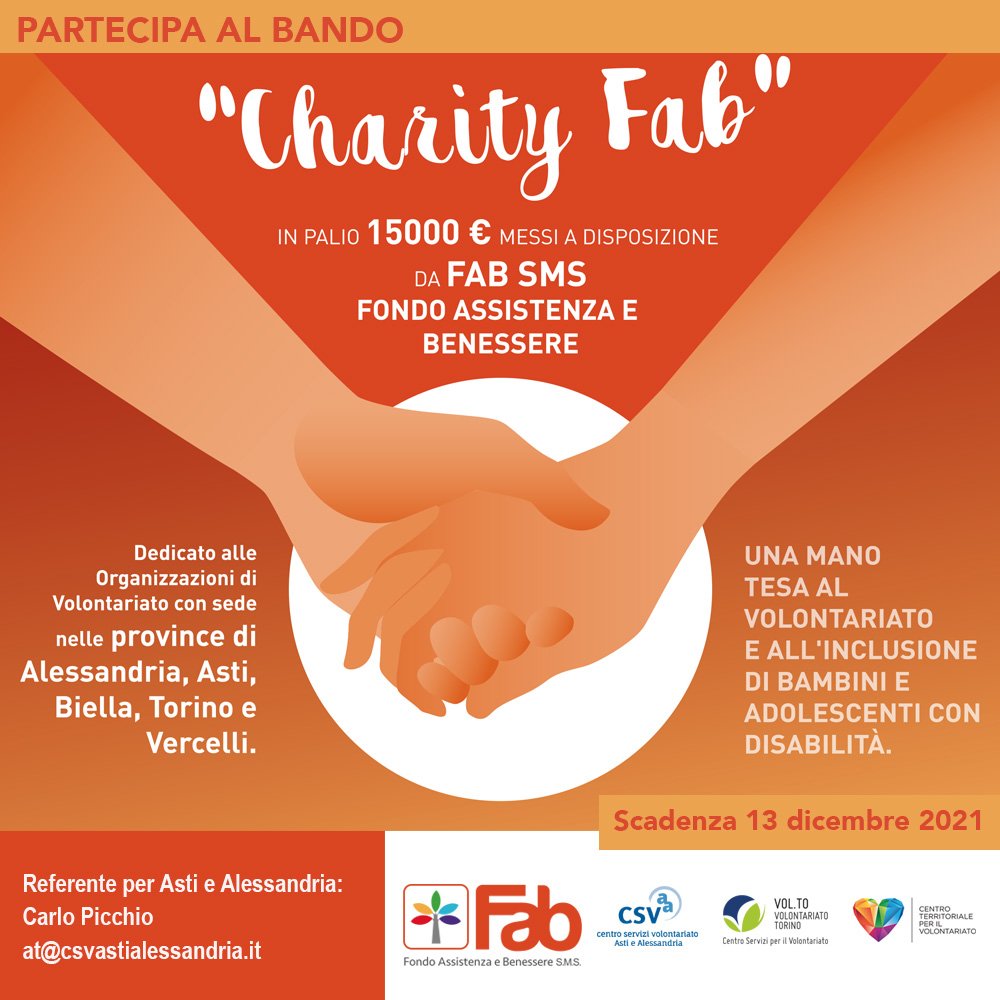 Cosa è Charity Fab il bando da 15 mila euro a sostegno di progetti sull’inclusione di bambini con disabilità