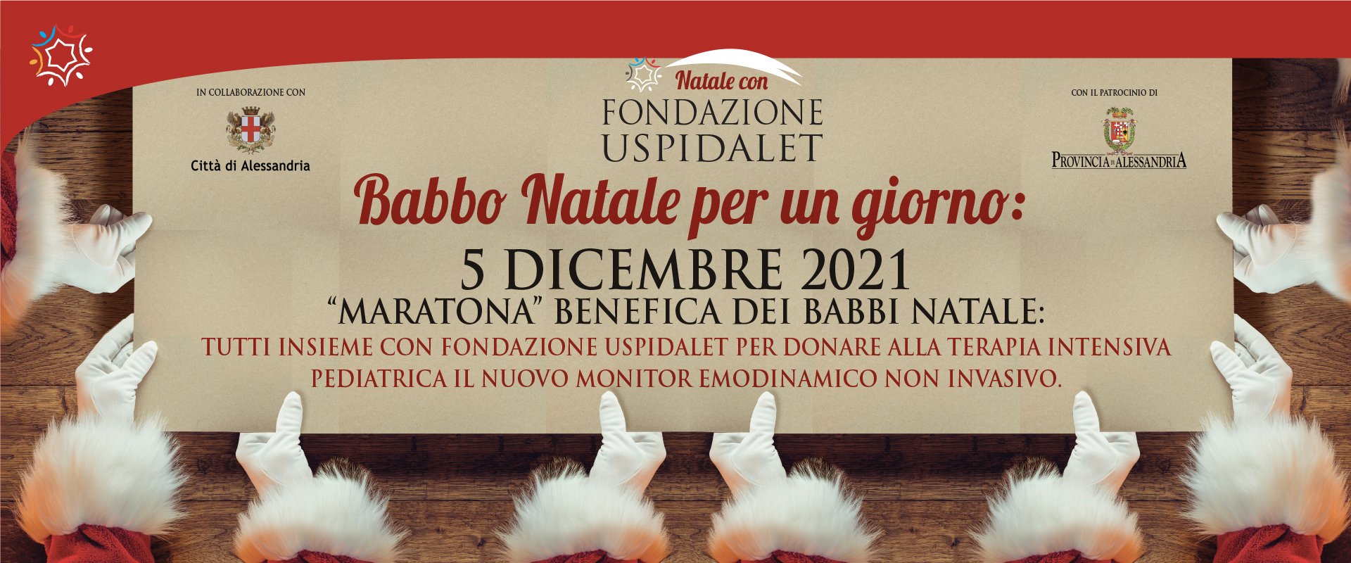 Maxi raduno Babbi Natale: i negozi dove acquistare il costume e sostenere la Fondazione Uspidalet