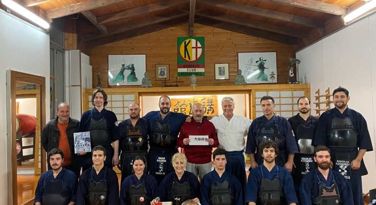 Kendo: all’Accademia Kodokan di Alessandria visita della delegazione della federazione greca