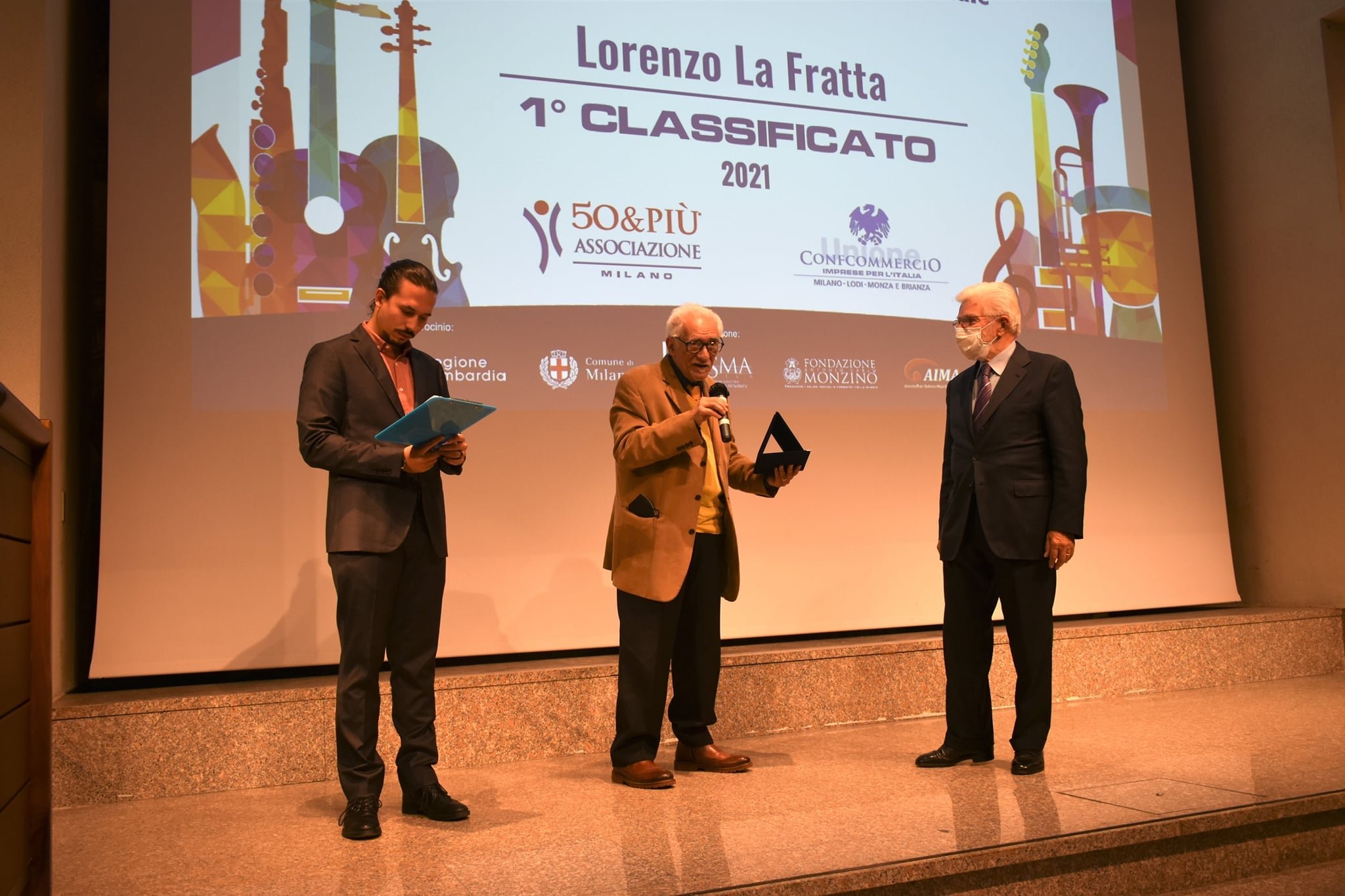 L’alessandrino Lorenzo La Fratta ha vinto il Festival musicale dedicato ai cantanti amatoriali