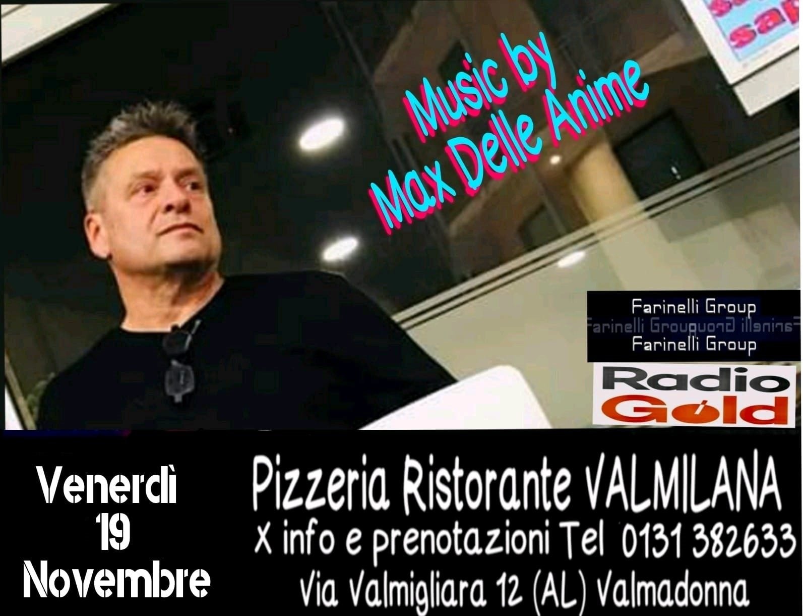 Il 19 novembre karaoke alla pizzeria ristorante Valmilana con Max delle Anime