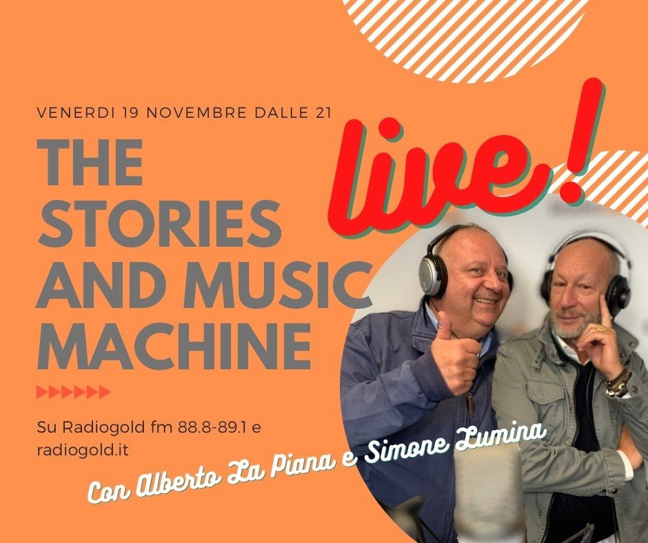 Dalle 21 “The stories and music machine”: musica e storie da non perdere