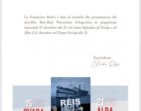 Il 15 dicembre a Ovada la presentazione del docufilm “Rèis-Raìz Piemontesi d’Argentina”