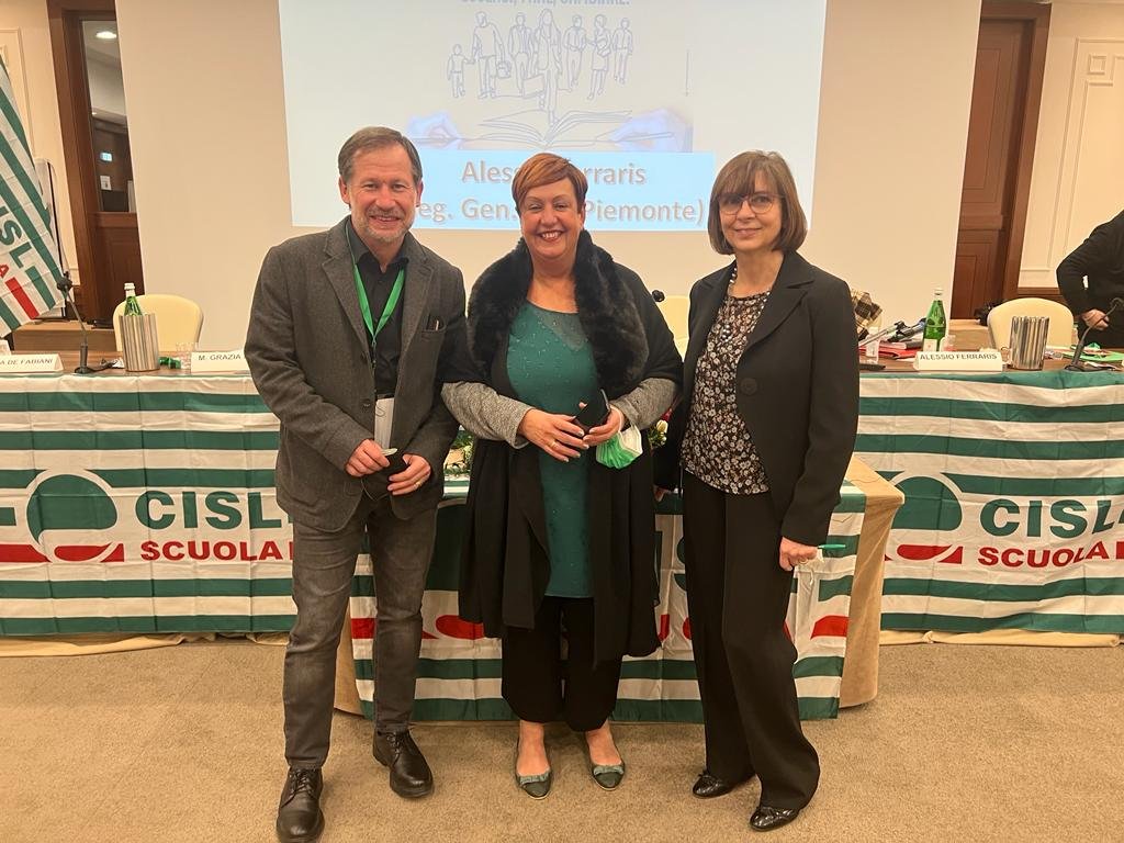 Maria Grazia Penna è stata riconfermata alla guida della Cisl Scuola Piemonte