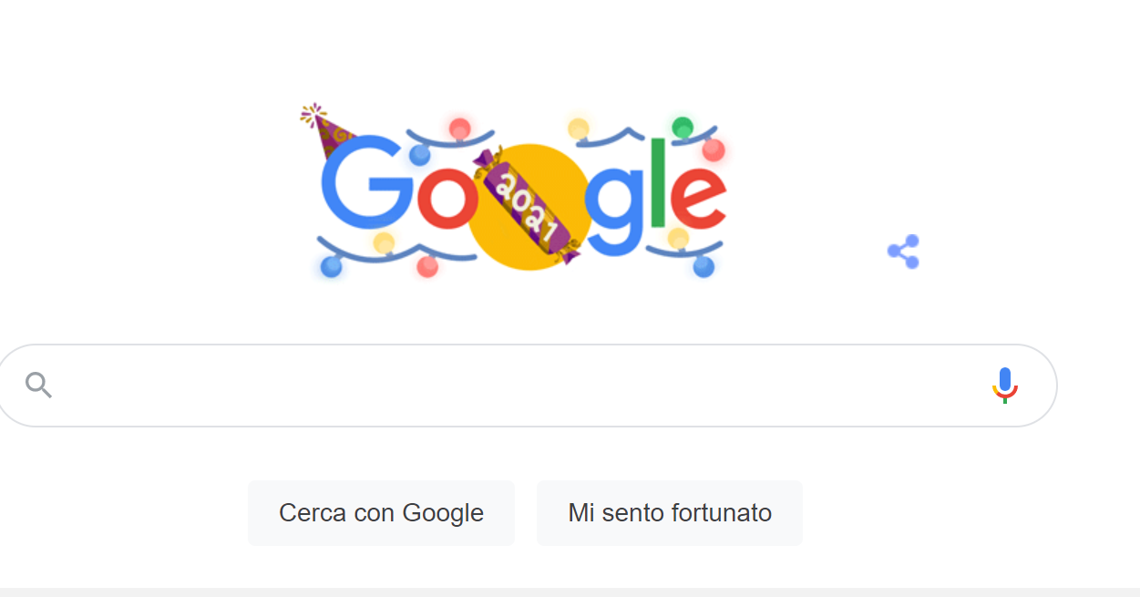 Google celebra l’ultimo giorno dell’anno con un doodle