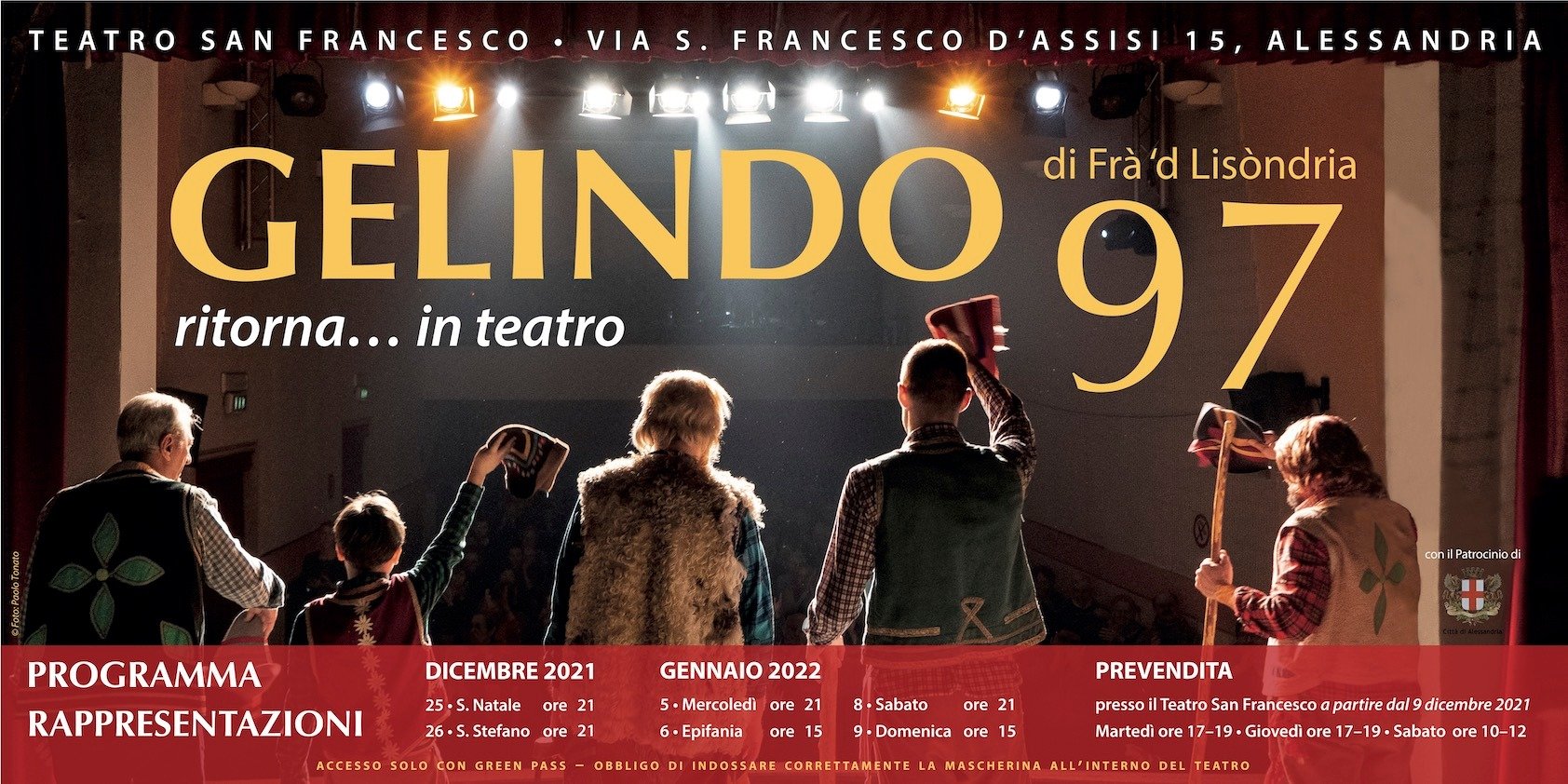 [AGGIORNAMENTI] Gelindo al Teatro San Francesco di Alessandria: gli spettacoli del mese di gennaio