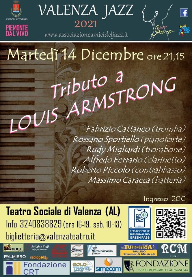 Valenza Jazz omaggia Louis Armstrong a 120 anni dalla nascita