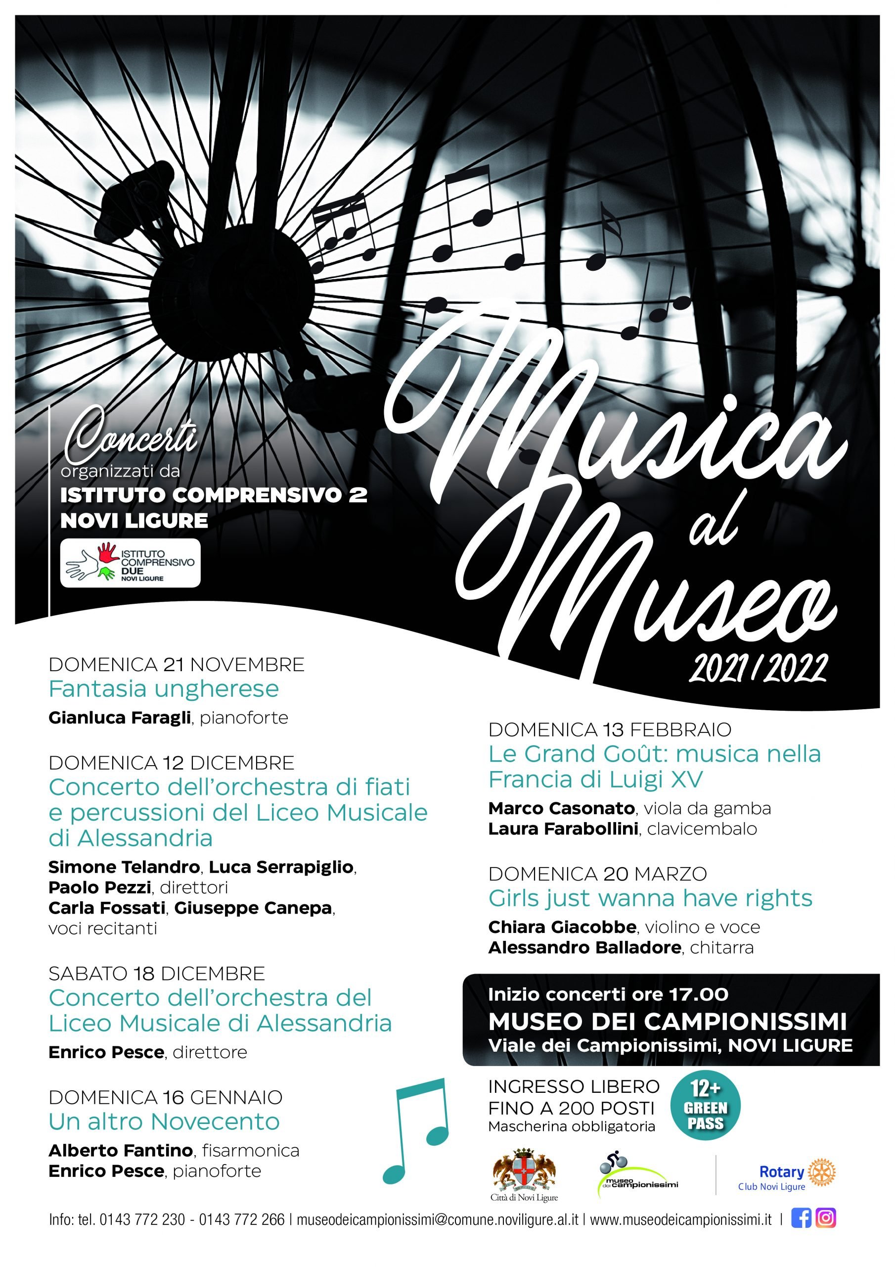 Il 18 dicembre l’Orchestra del Liceo Musicale di Alessandria al Museo dei Campionissimi