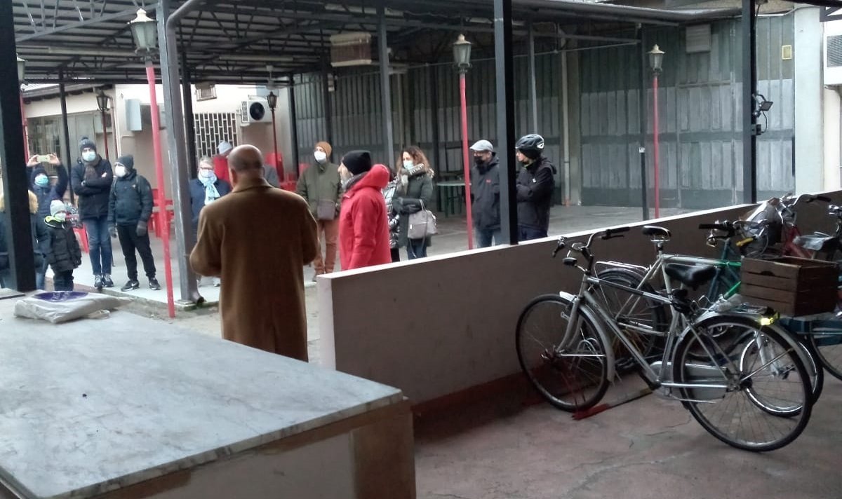 Inaugurato al Circolo Don Stornini di Alessandria il primo parcheggio per biciclette