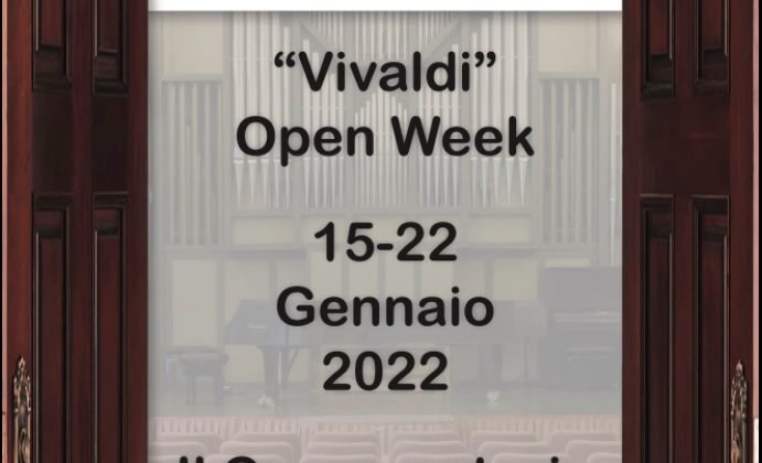 Dal 15 al 22 gennaio porte aperte al Conservatorio Vivaldi di Alessandria