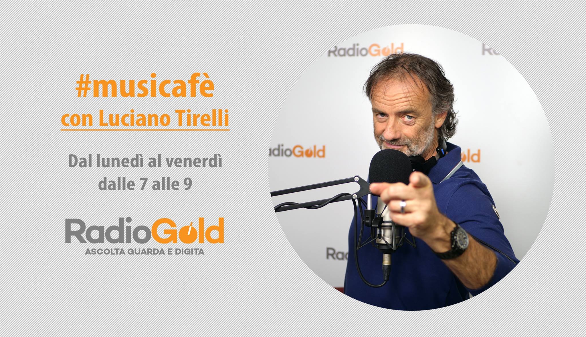 Luciano Tirelli ti sveglia con il sorriso: riascolta Musicaffè di oggi