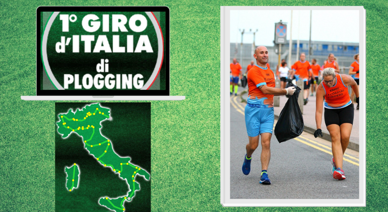 Giro d’Italia di plogging: l’ecosostenibilità diventa uno sport