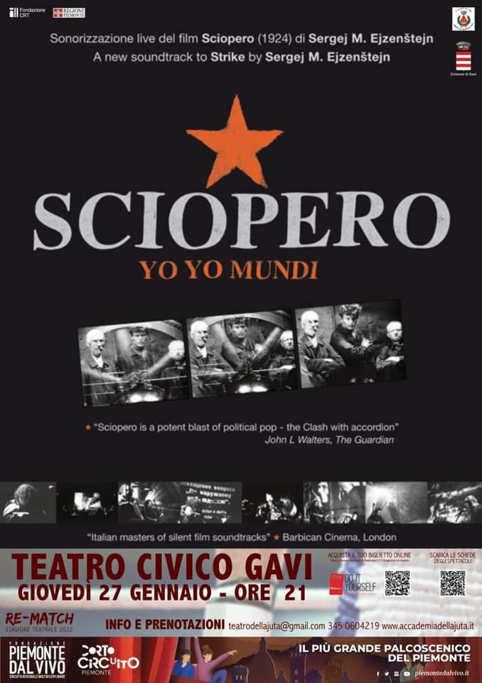 Yo Yo Mundi tornano in scena con Sciopero al Teatro Civico di gavi
