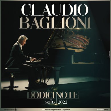 Claudio Baglioni: riprogrammate le date del tour “Dodici note solo”