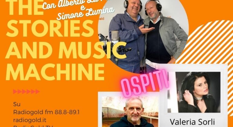 Venerdì torna The Stories and Music Machine: tra tv, tennis e musica