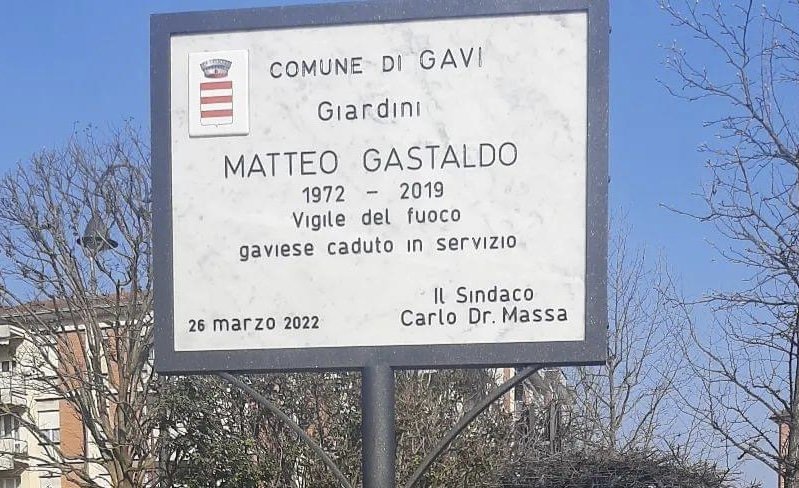 “Matteo Gastaldo è qui con noi”. Ora un giardino lo ricorderà per sempre