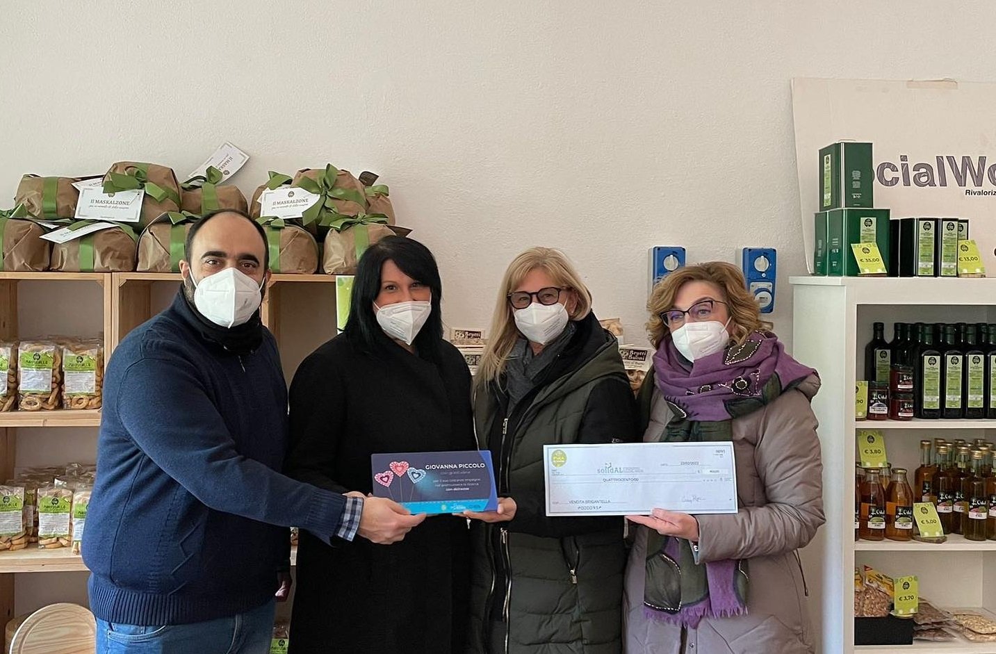 Grazie ai vasetti di crema “Brigantella” donati 400 euro a Solidal per la Ricerca
