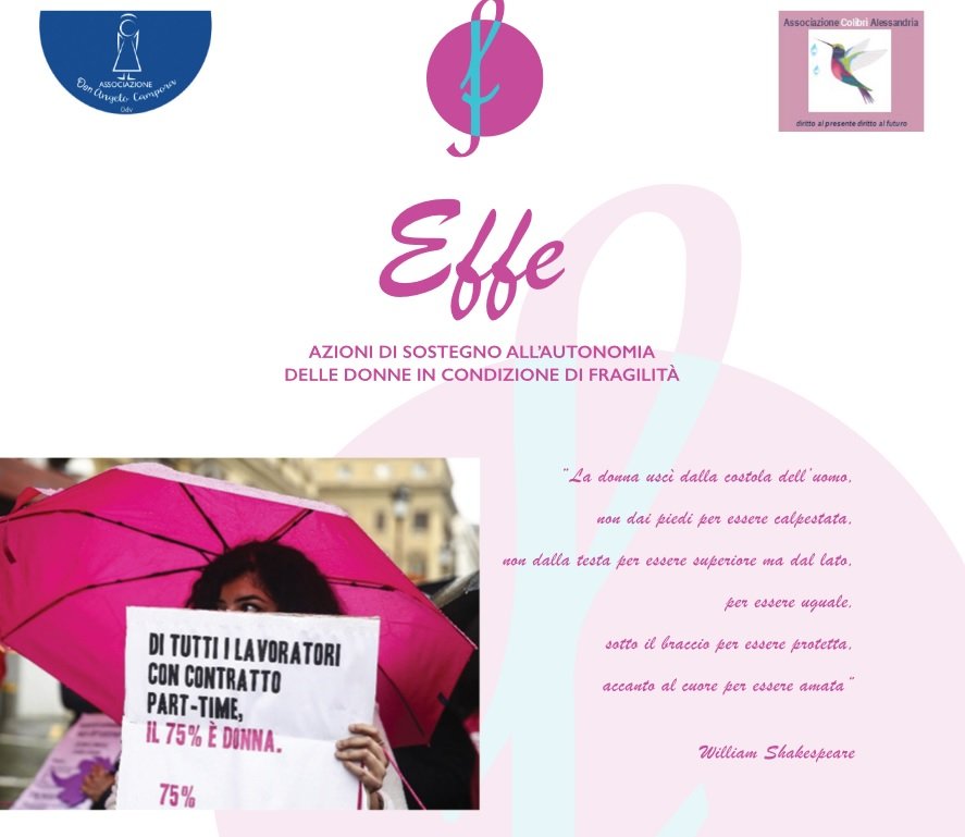 “Effe”, il progetto che aiuta le donne a recuperare la loro autonomia