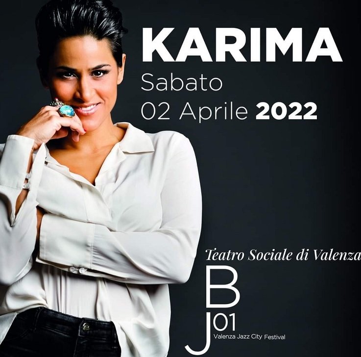 Blue Jazz 01: sabato 2 aprile Karima al Teatro Sociale di Valenza