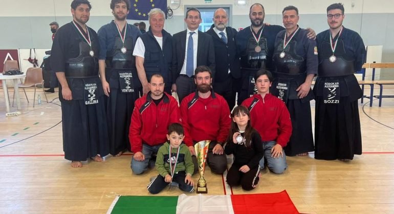 Kendo: Accademia Kodokan Alessandria terza ai campionati italiani