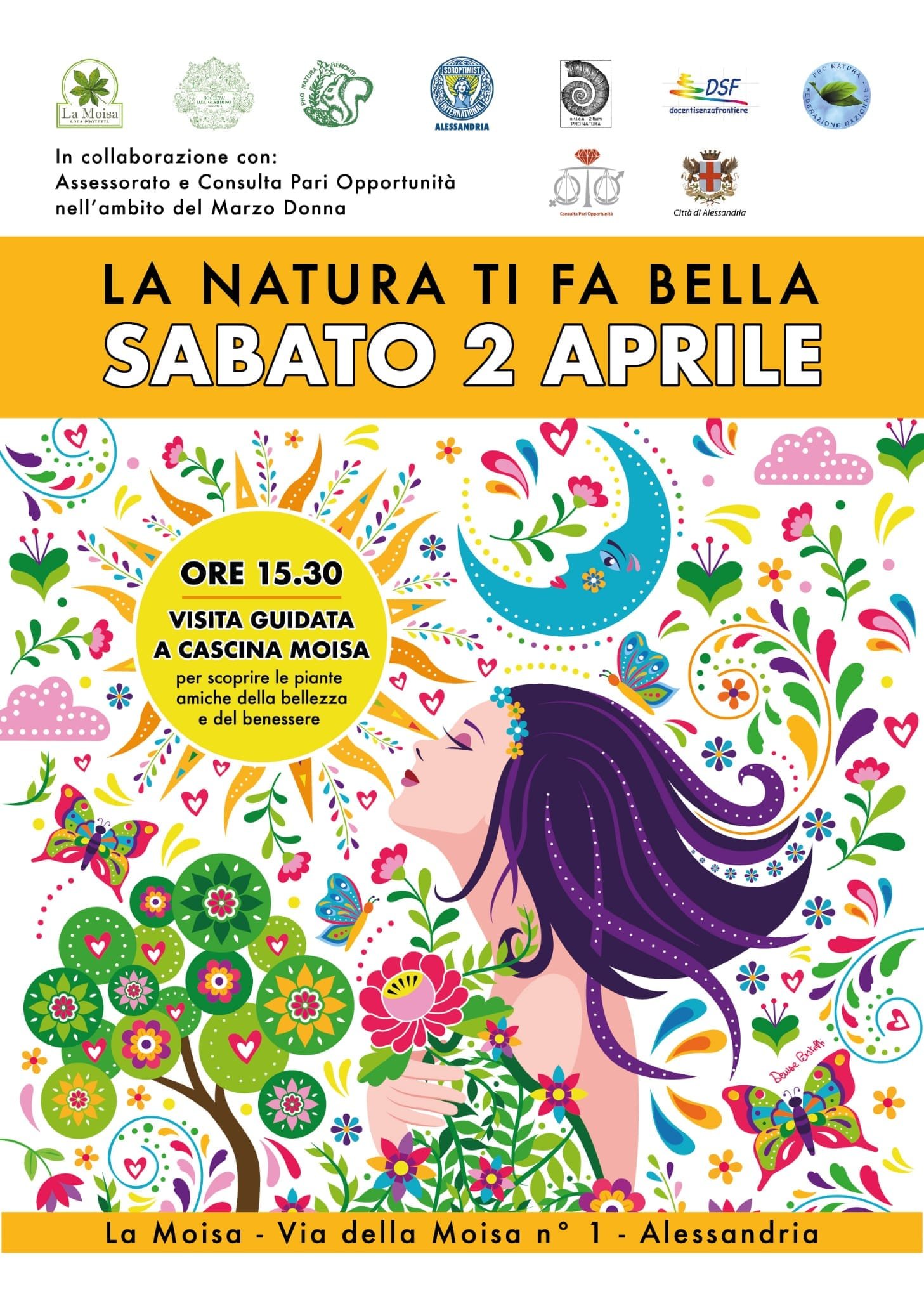 Il 2 aprile “Bellezza, natura e cultura” protagoniste a Cascina Moisa