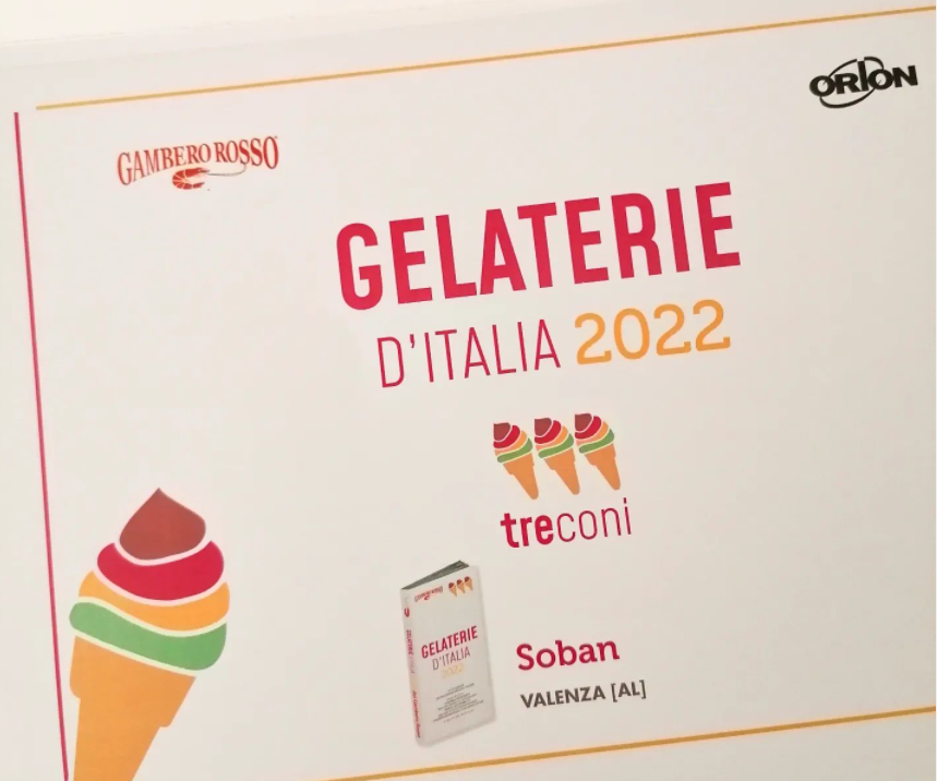 Guida alle Migliori Gelaterie d’Italia: c’è anche Soban promossa con il massimo dei voti