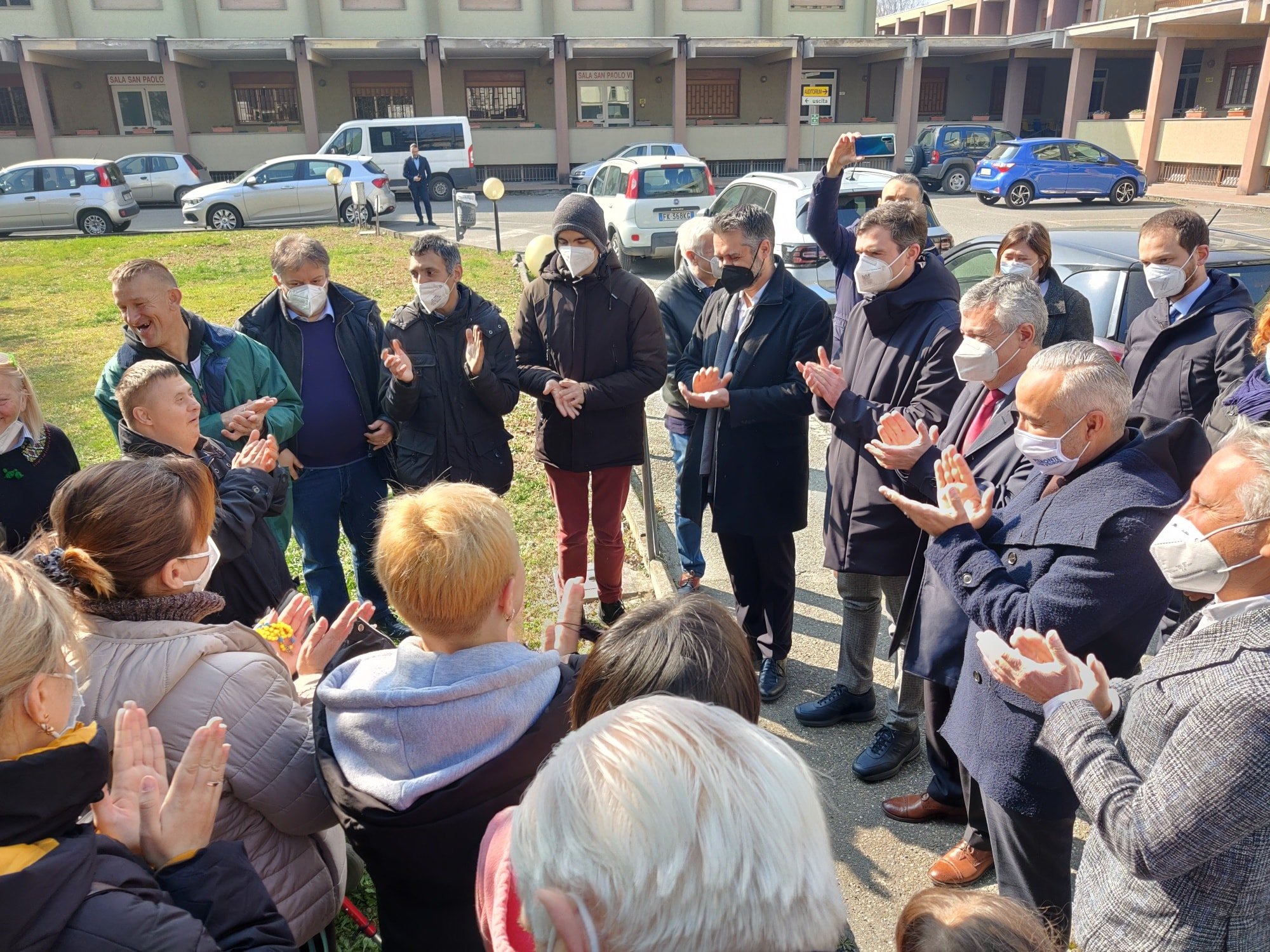 Visita del Prefetto al Mater Dei di Tortona dove sono ospitati 40 profughi ucraini