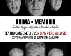 Il 24 aprile Gian Piero Alloisio al Teatro Comunale di Ovada con “Anima=Memoria”