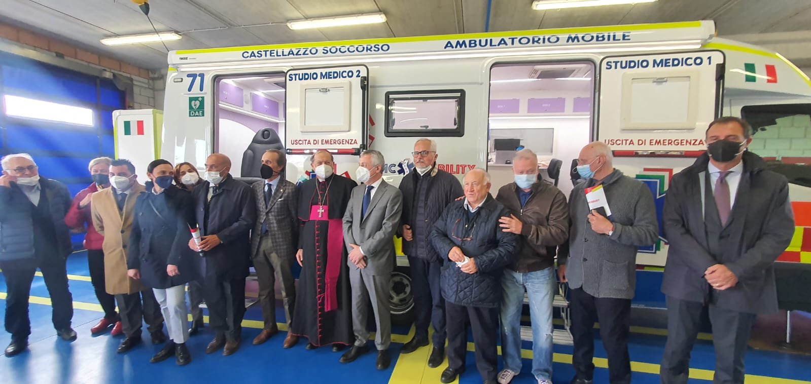 Castellazzo Soccorso: inaugurato il nuovo ambulatorio mobile