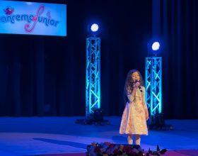 L’esibizione della piccola Ginevra Mandia, terza a Sanremo Junior