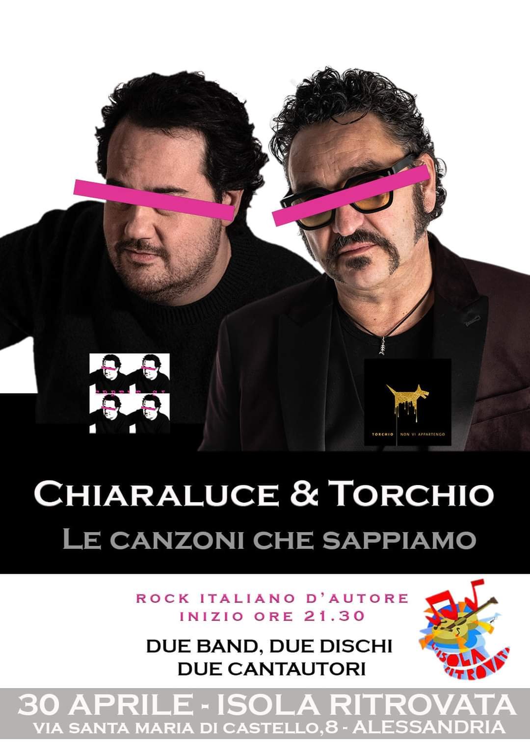 Massimo Torchio e Marcello Chiaraluce live all’Isola Ritrovata