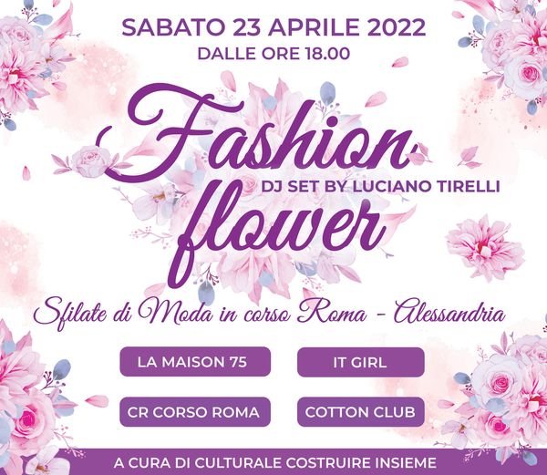 Il 23 aprile la moda sboccia in Corso Roma con la sfilata “Fashion Flower”