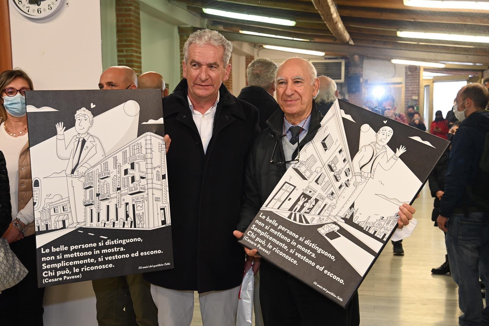 Il Cristo premia il dottor Roberto Mutti e Pasquale Foti per il loro impegno nel quartiere