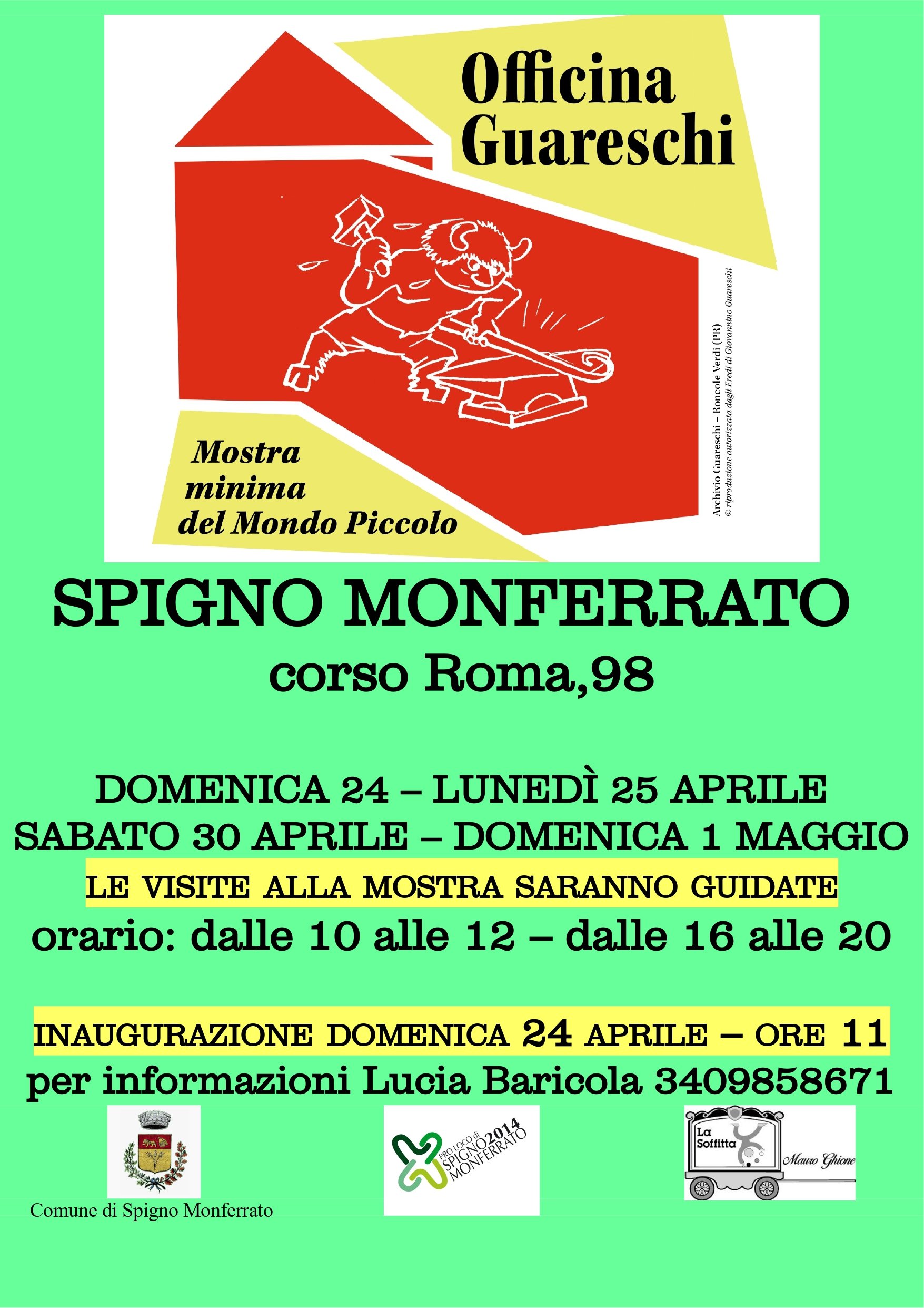Dal 24 aprile “Officina Guareschi – mostra minima del Mondo Piccolo” a Spigno Monferrato