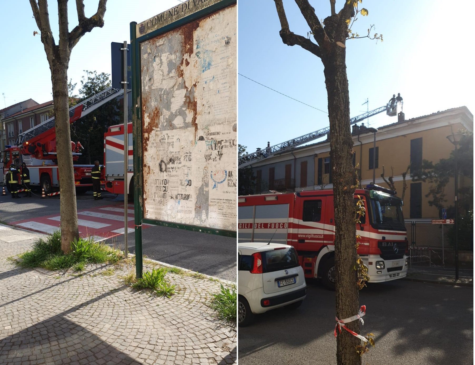 Nuovi rilievi e interventi dei Pompieri in viale Cellini a Valenza: la situazione