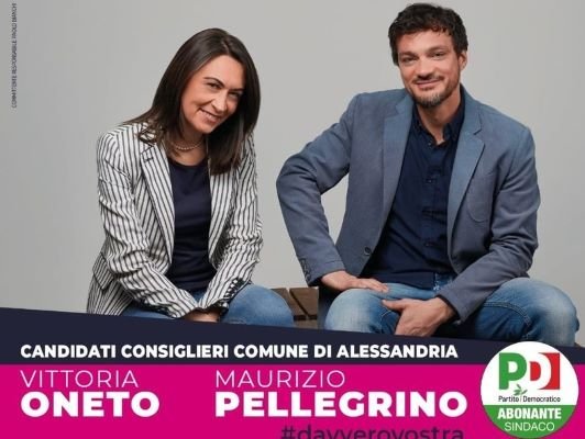 Elezioni: sabato 21 maggio incontro pubblico dei candidati consiglieri Vittoria Oneto e Maurizio Pellegrino con le realtà culturali alessandrine