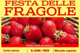 Domenica 22 maggio la Festa delle fragole a Volpedo