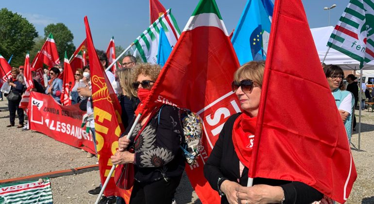 A Casale Cgil, Cisl E Uil In Piazza Per Il Primo Maggio