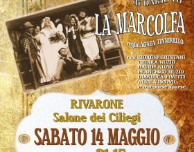 Sabato 14 maggio “La Marcolfa” in scena a Rivarone