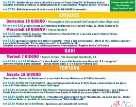 A Novi, Arquata, Ovada, Tortona e Gavi la 25esima edizione di Fest’Acos