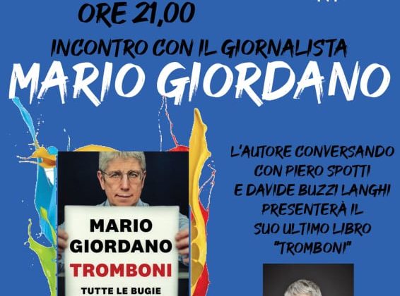 Il 23 giugno ad Alessandria Mario Giordano presenta il suo libro “Tromboni”