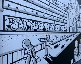 La magia della storia di Alessandria in chiave street art: Gastini come Severini