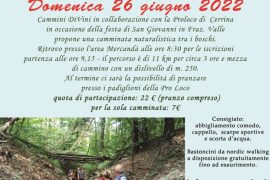 Domenica 26 nel Basso Monferrato la camminata di San Giovanni per Cammini DiVini