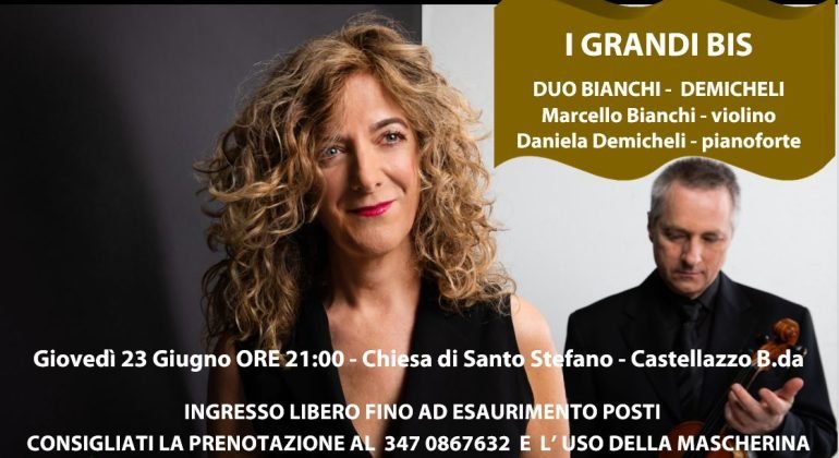 A Castellazzo Bormida giovedì 23 giugno il duo Bianchi-De Micheli suona “i grandi bis”