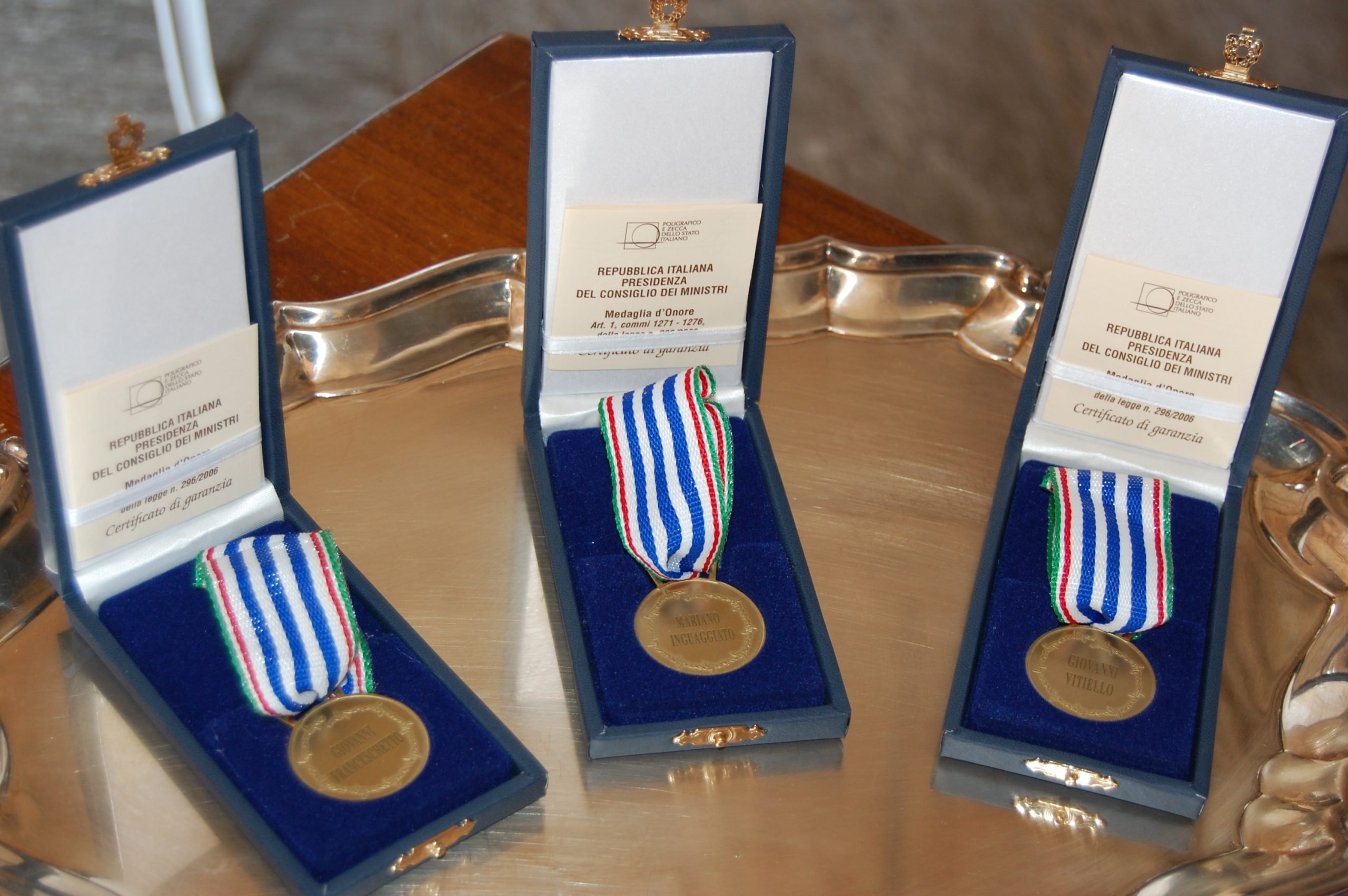 Onorificenze in Prefettura: le foto della premiazione in Prefettura