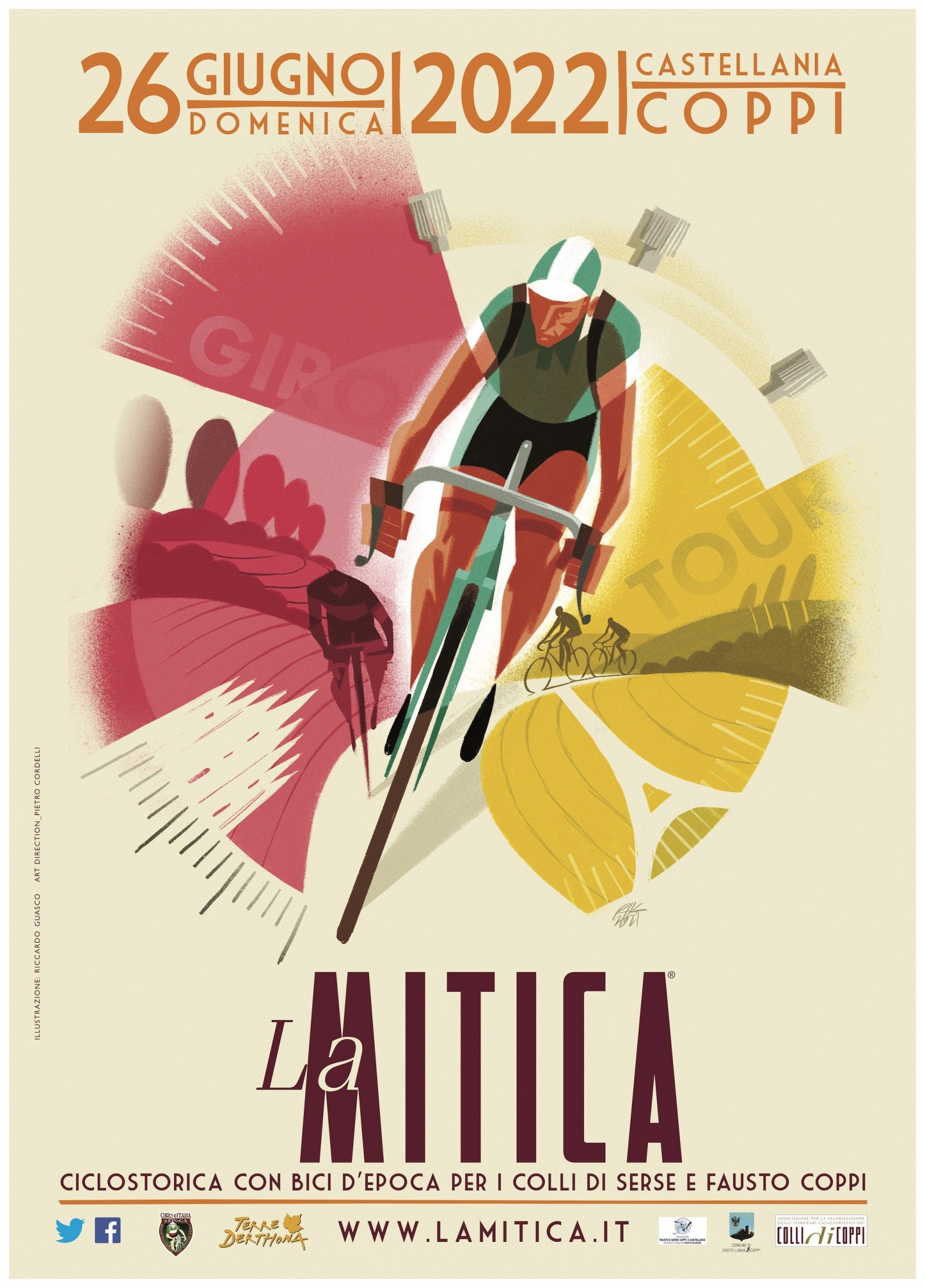 Il 26 giugno “La Mitica” la Ciclostorica con bici d’epoca per i colli di Serse e Fausto Coppi