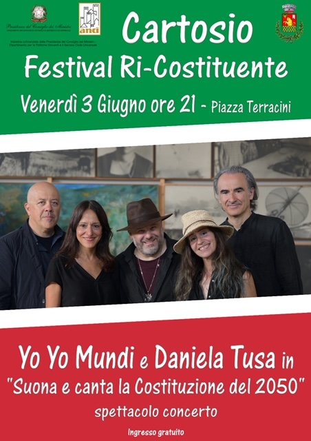 Il 3 giugno a Cartosio gli Yo Yo Mundi inaugurano un lungo tour di concerti e spettacoli