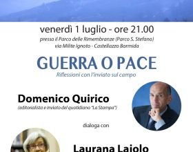 Venerdì 1° luglio a Castellazzo incontro con il giornalista Domenico Quirico