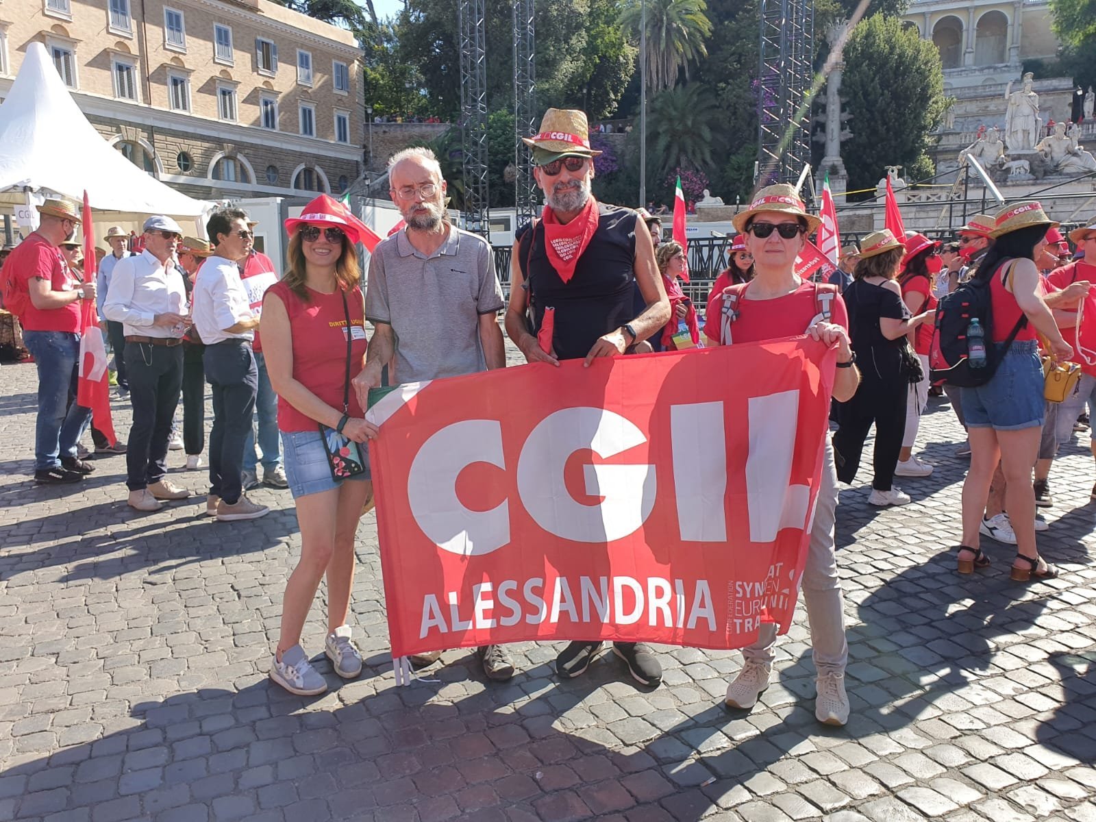 Anche la Cgil di Alessandria alla manifestazione di Roma: “Pace, lavoro, giustizia sociale e democrazia”